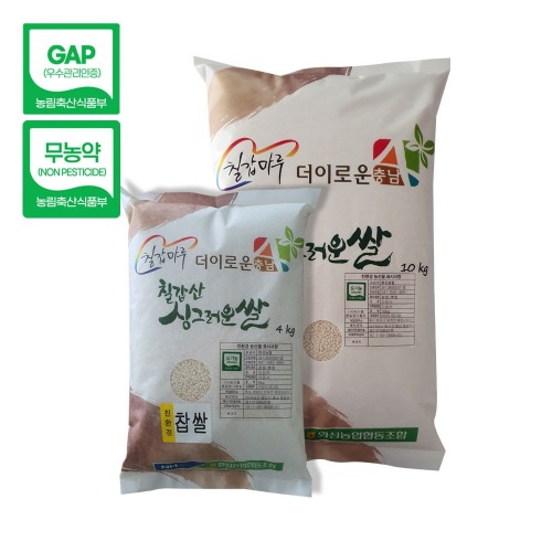 화성농협 무농약 싱그러운 찹쌀 4kg